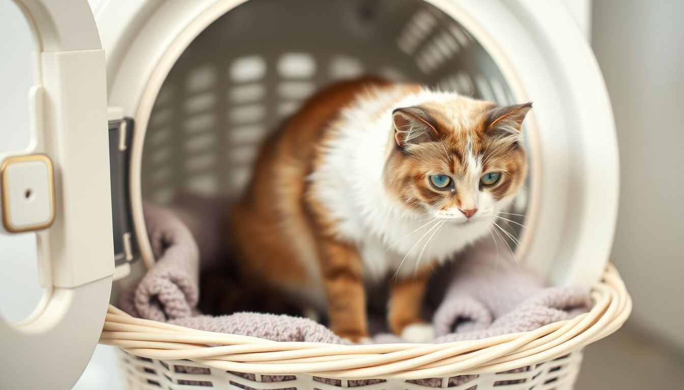 why is my cat peeing in the laundry basket
