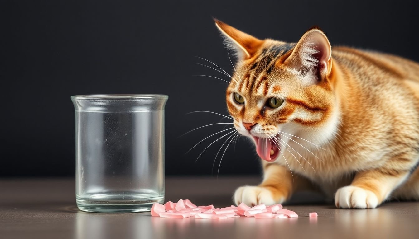 why is my cat sneezing and throwing up