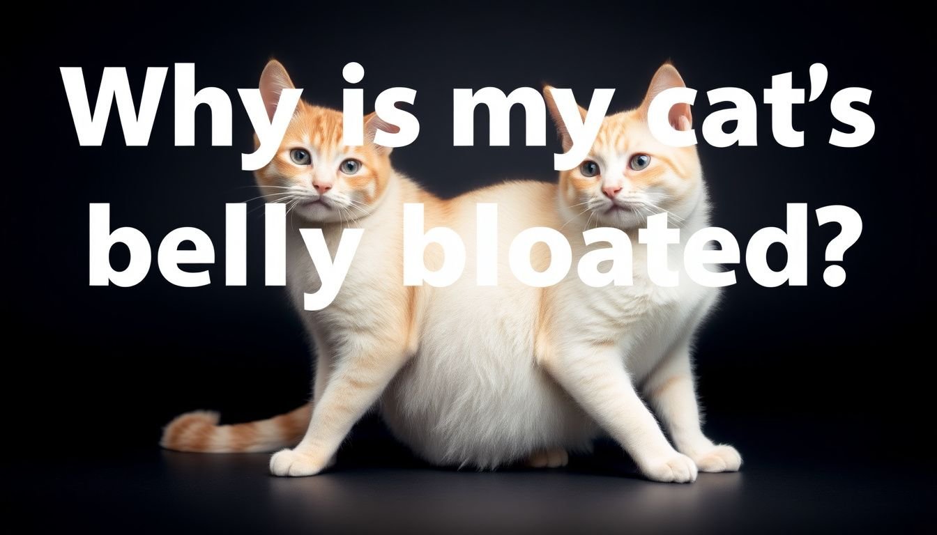why is my cat's belly bloated - AI generated illustration 1