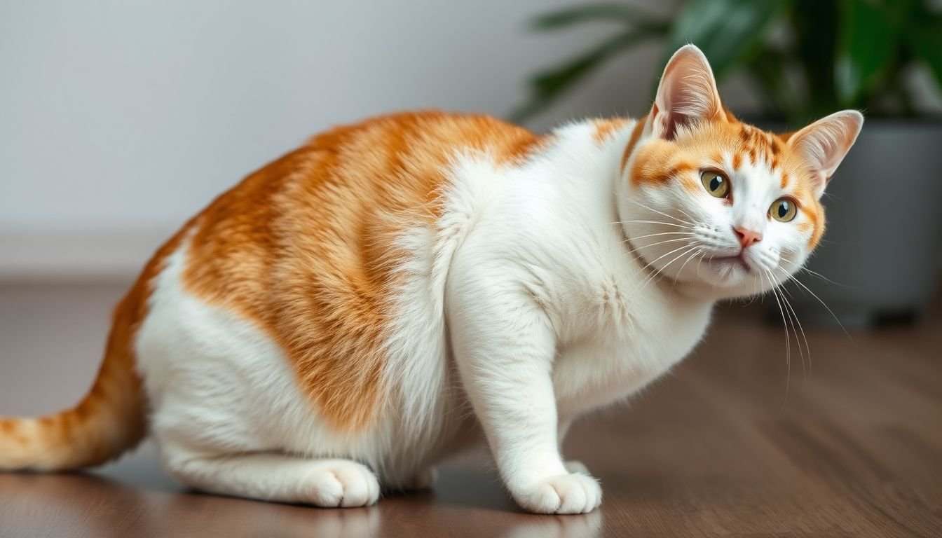 why is my cat's belly bloated