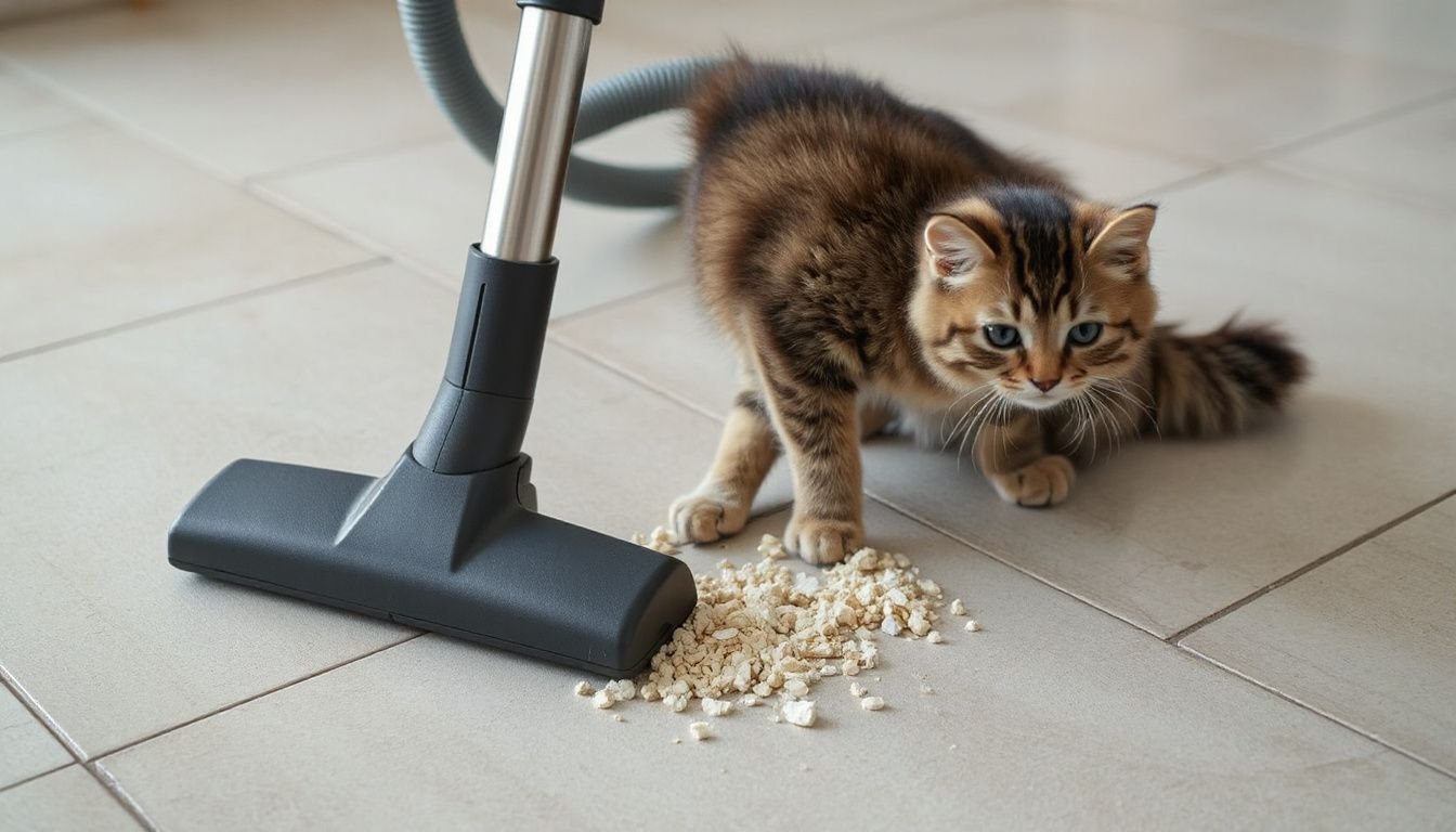 best vacuum for kitty litter on tile floors