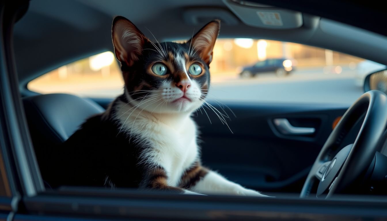do cats like riding in cars