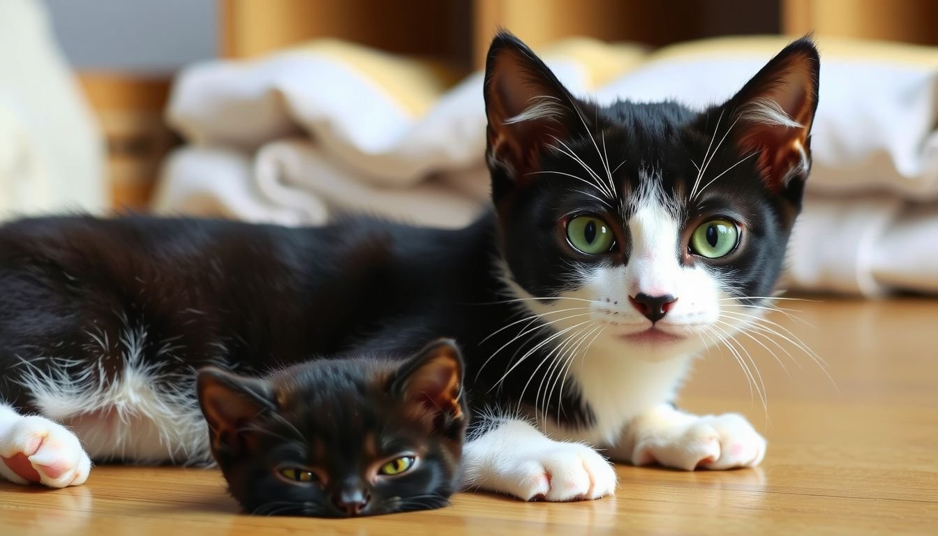 do male cats take care of kittens