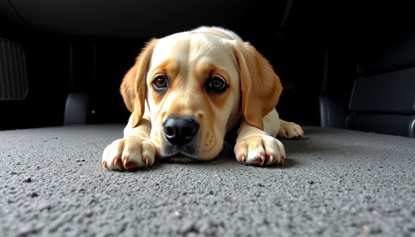 how do you remove dog hair from car carpet
