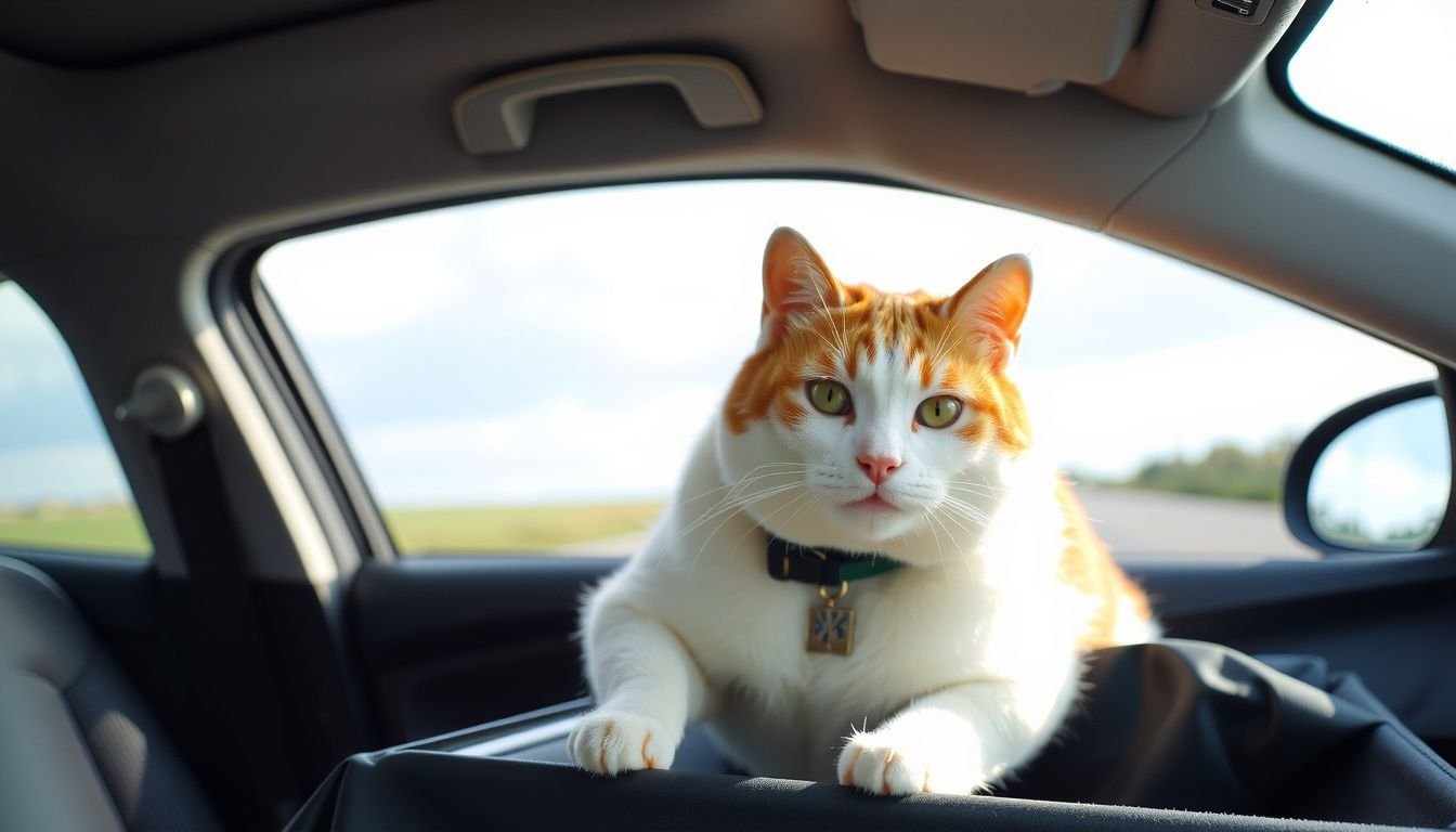 how do you travel with a cat in the car