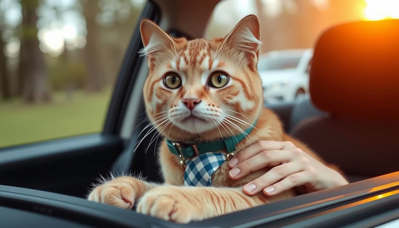 how to calm a cat in the car
