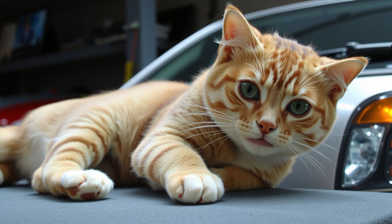 how to get cat pee smell out of a car