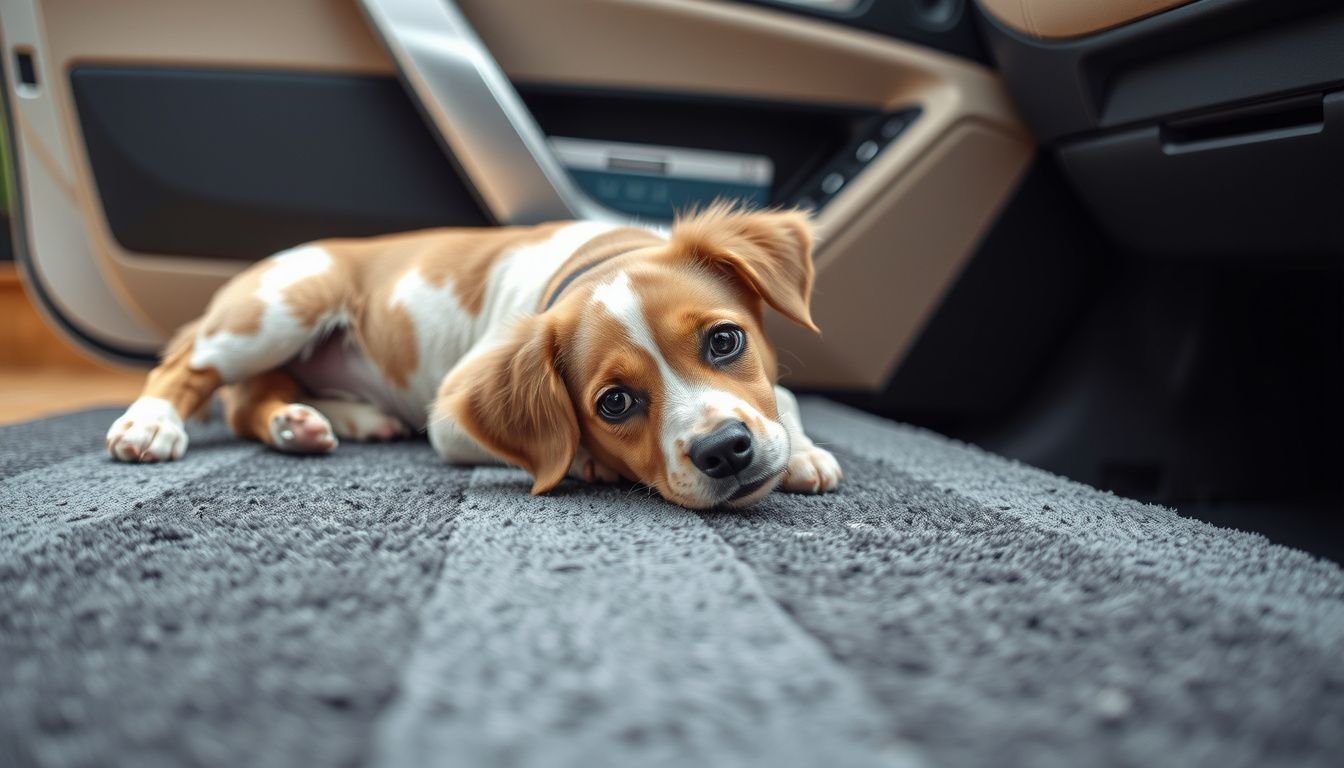 how to get dog fur out of car carpet