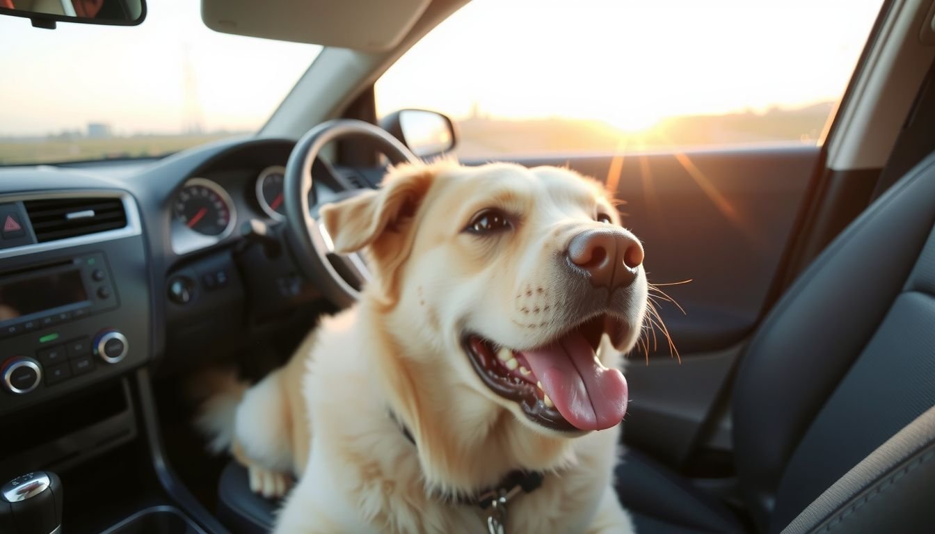 how to get dog fur out of car