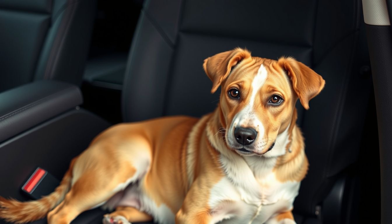 how to get dog pee out of car seat