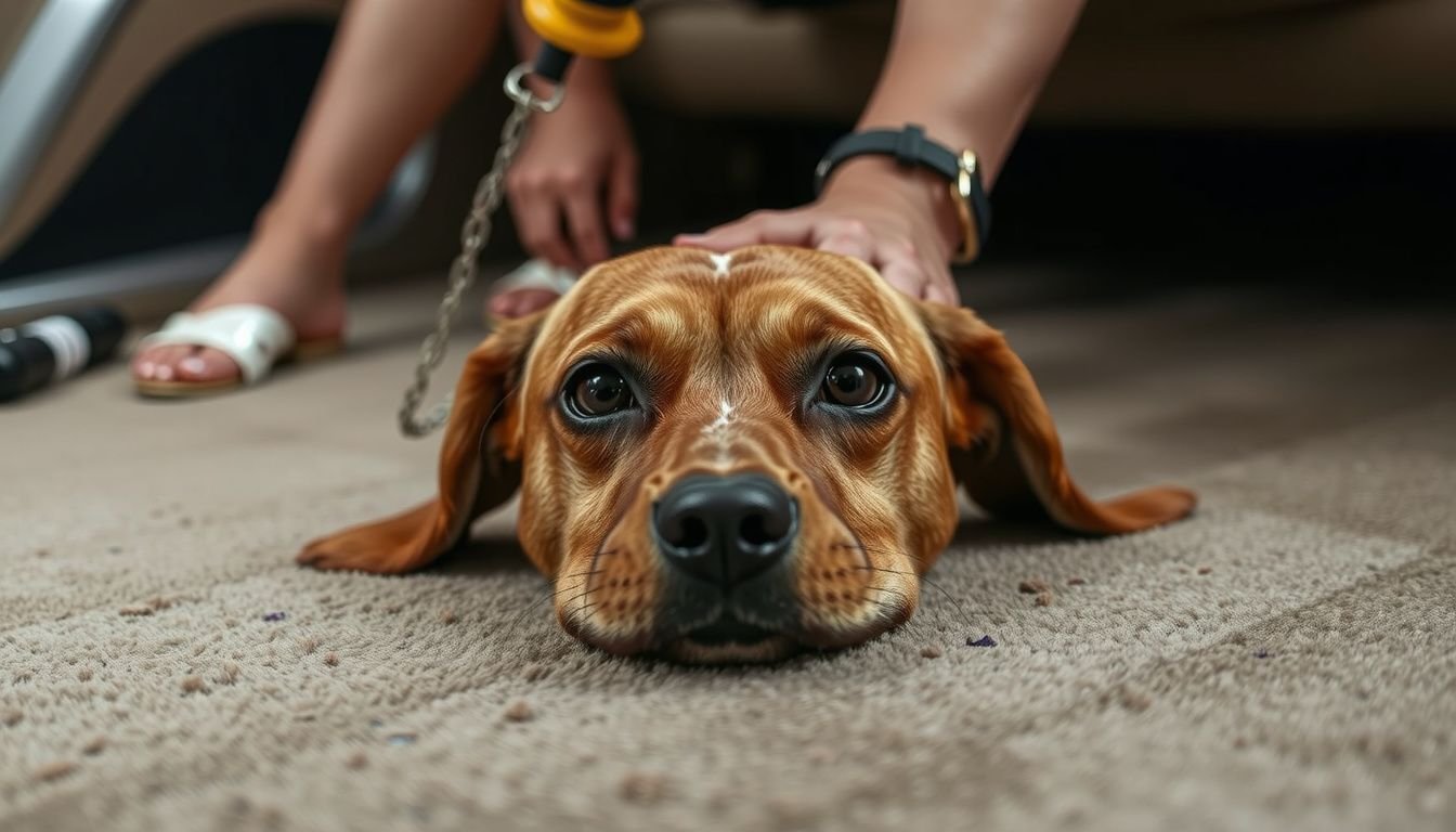 how to get rid of dog hair in car carpet