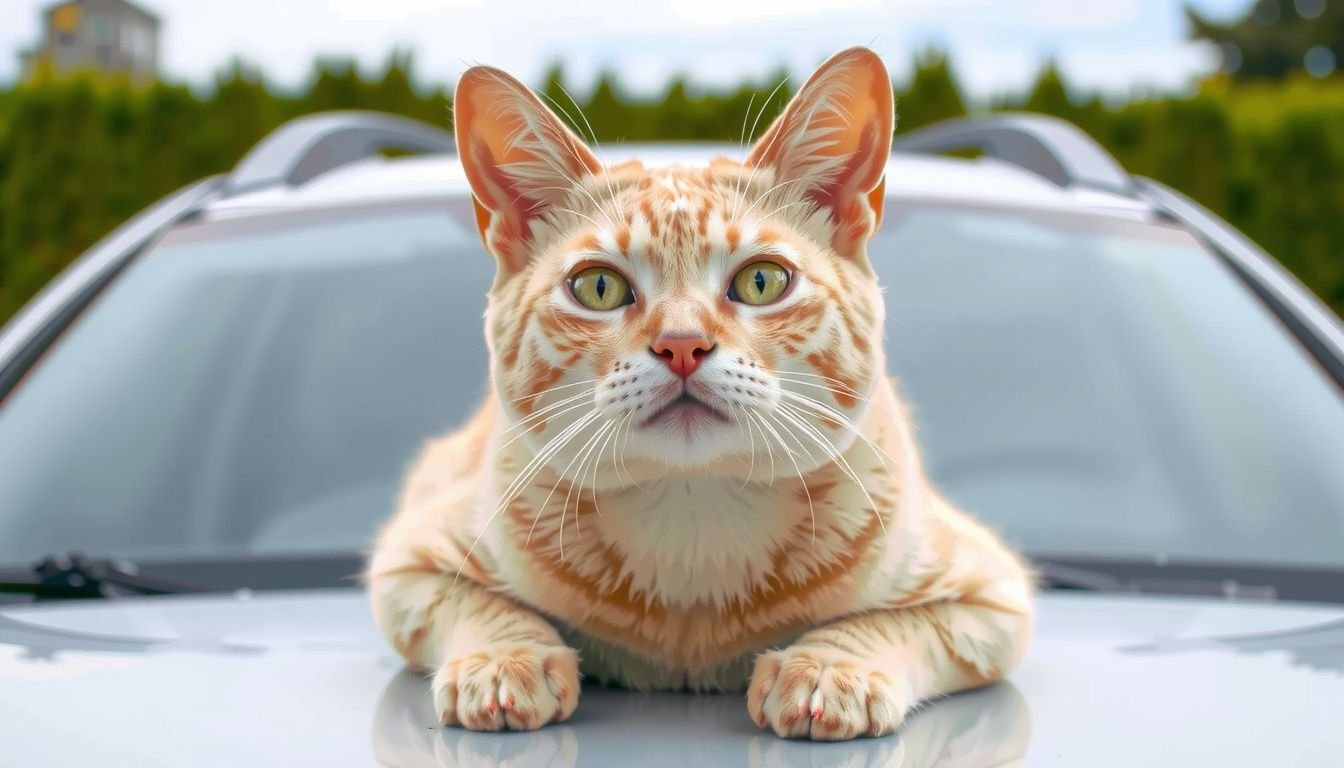how to keep cats off of car
