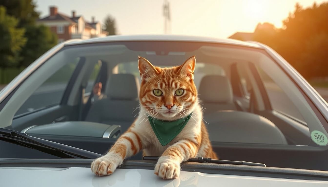 how to travel with a cat by car