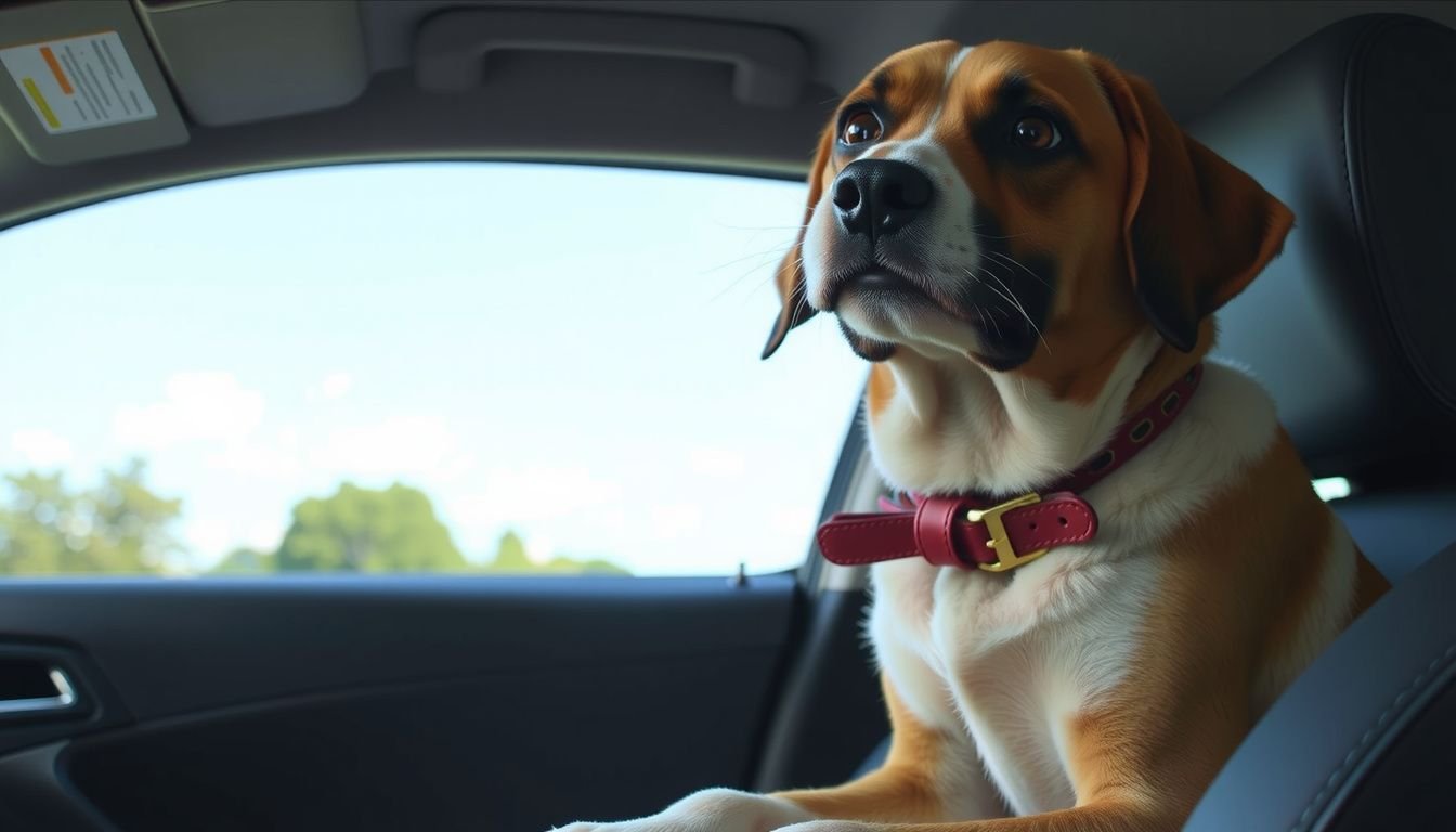 how to travel with a dog in car