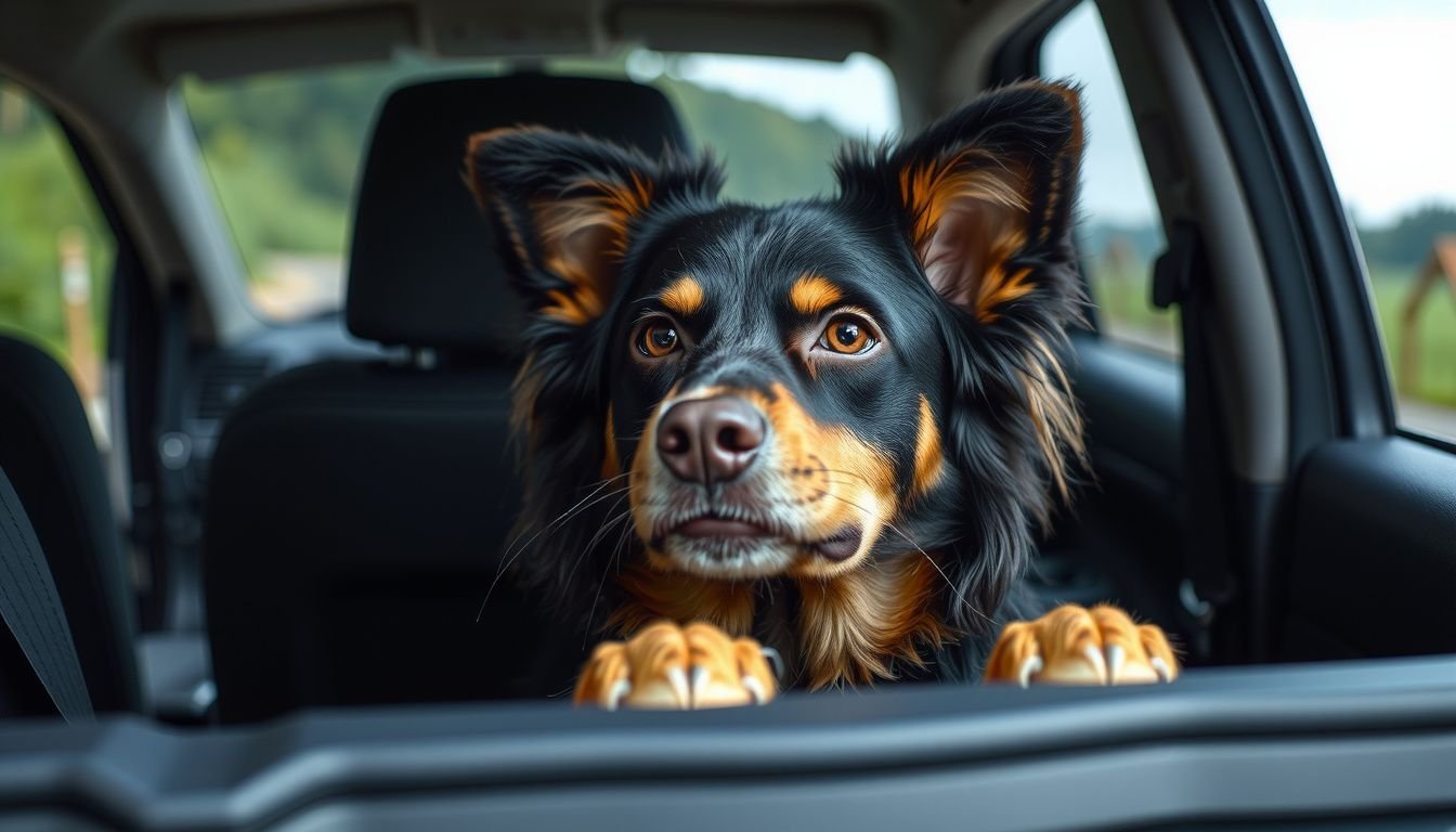 why do dogs drool in the car