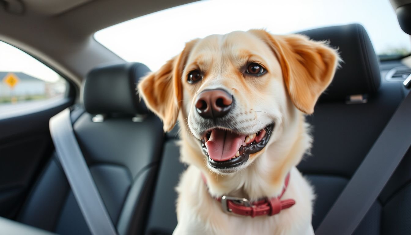 why does my dog whine in the car