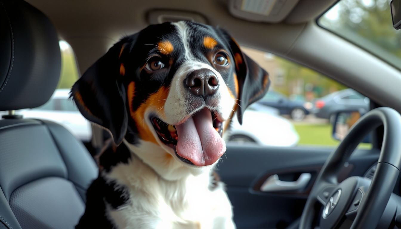 why is my dog panting in the car