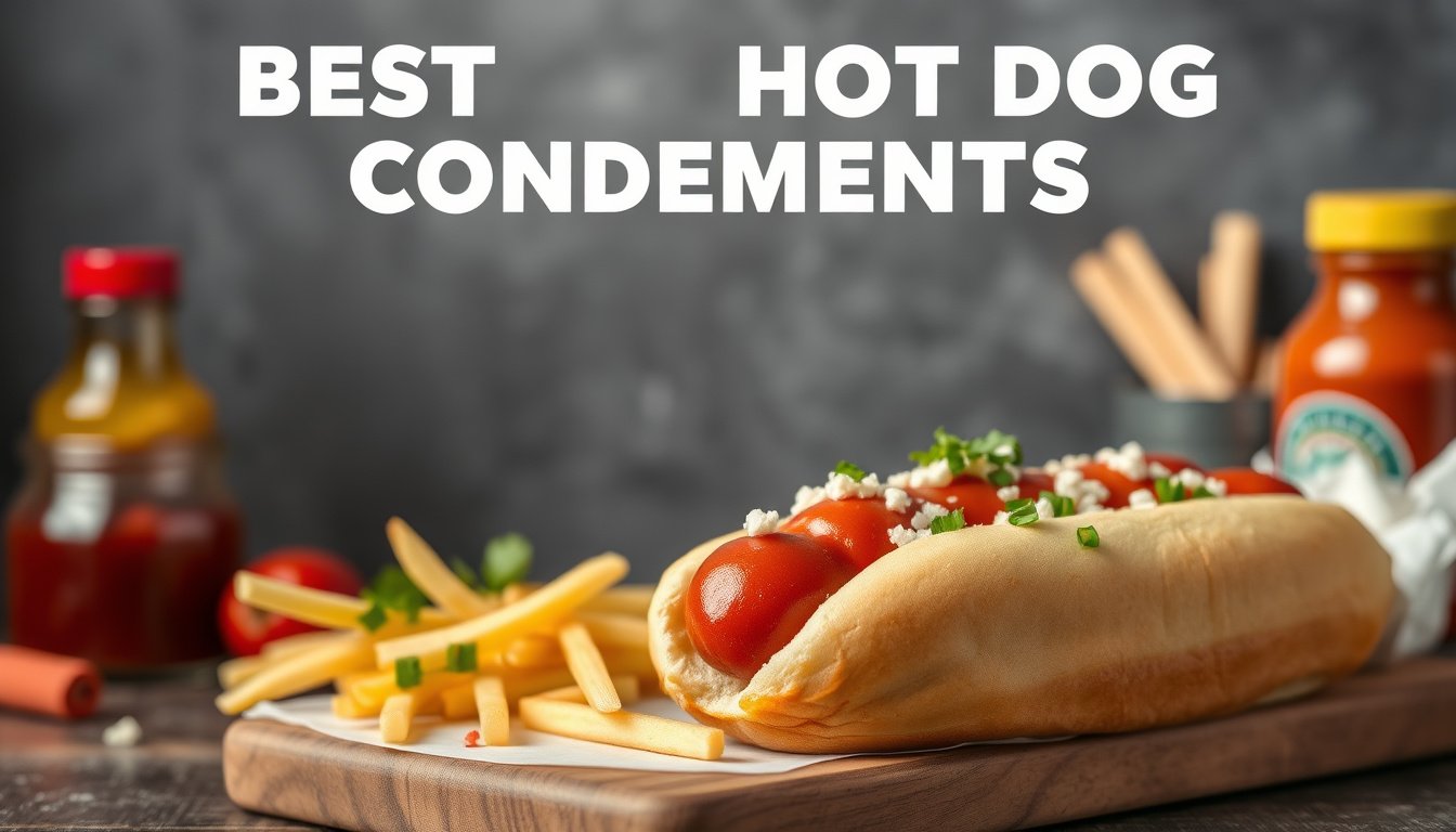 Best Hot Dog Condiments
