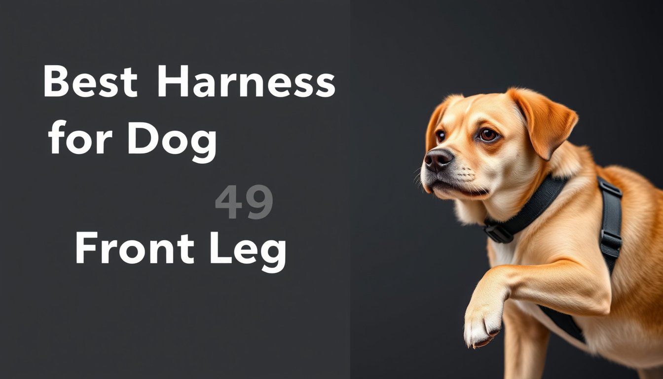 Best Harness for Dog Missing Front Leg