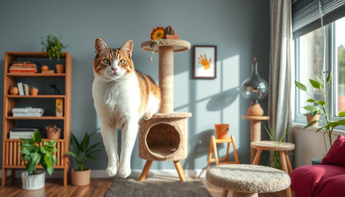 cat trees for small apartments